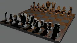 Chessboard 3D model