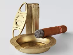 Cigar Starter Kit Brass 3D model