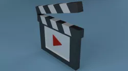 Clapperboard 3D model