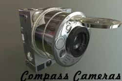 Compass Cameras 3D model