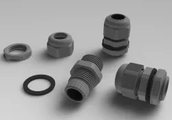 Conector PG Prensa Cabo PVC 1/2"