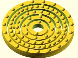 Customizable atom with full control over every ring