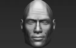 Dwayne The Rock Johnson standard version only mesh 3D model