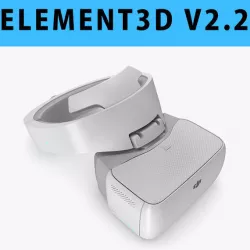 E3D - DJI Goggles FPV Drone Flying Headset model 3D 3D model