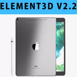 E3D - iPad Pro 10 5 Inch Cellular Space Grey 3D model 3D model