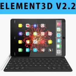 E3D - iPad Pro 10 5 Inch Type Cover   Apple Pencil 2017 3D mod 3D model