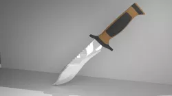 Elite Forces military knife Low-poly  3D model