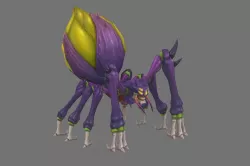 evil spider Low-poly  3D model