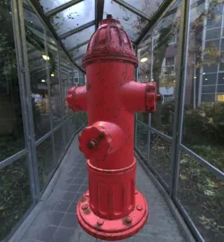 Fire Hydrant  Low-poly  3D model