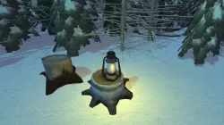 Forest Hunter Cabin  Low-poly  3D model