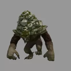 Forest monster Low-poly  3D model