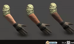 FPS Hands 3D model