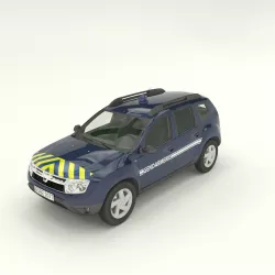 Gendarmerie Dacia Duster 3D model