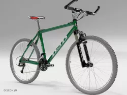Green Mountain Bike 3D model