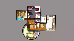HOUSE 3D PLAN 3D model
