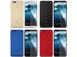 Huawei Honor 7X All Colors 3D model