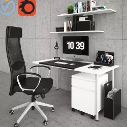 Ikea Desktop  3D model