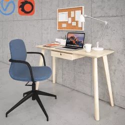 IKEA LANGFJALL with LISABO  3D model