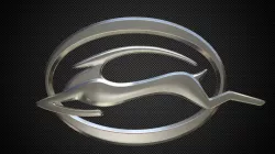 impala logo 3D model