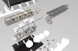 Internal combustion piston engine