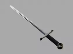 Irish Celtic Medieval Knightly Sword  Low-poly  3D model