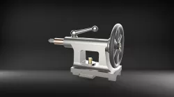 Lathe Tail stock 3D model