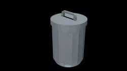 Low poly Bucket Low-poly  3D model