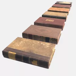 Low Poly PBR Books Low-poly  3D model