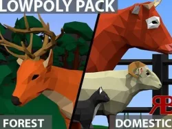 LOWPOLY Animals Pack Low-poly  3D model