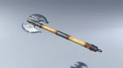 Medieval Axe PBR Low-poly  3D model
