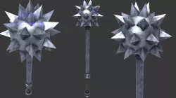 Medieval MorningStar Low-poly  3D model