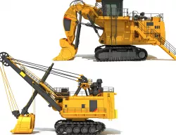 Mining Shovels 3D model