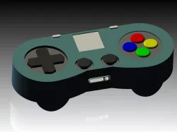 modernized SNES controller