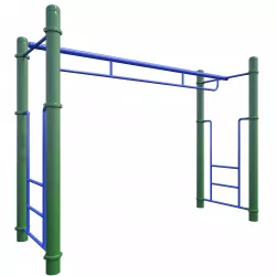 Monkey Bars-009 Parallel Bars 3D model