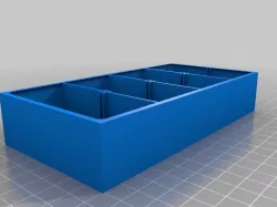 My Customized Parametric Compartment Box with Removable Dividers