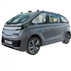 NAVYA Autonom Cab 2018 Low polygon Low-poly  3D model