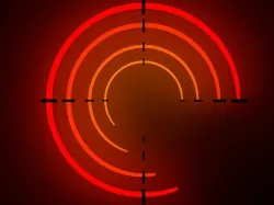neon circles 3D model
