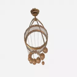 Nostalgic Living Room Chandelier 3D model