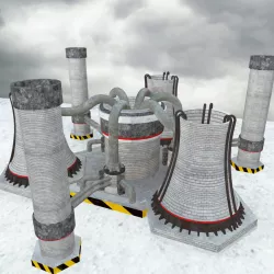 Nuclear Powerplant 3D model