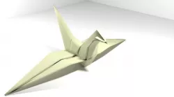 Origami - Bird 3D model