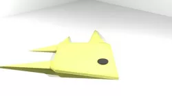 Origami - Fish 3D model