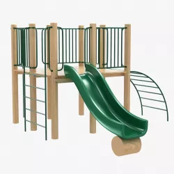 outdoor kid play recreation equipment 3D model