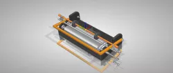 Paper rullende machine