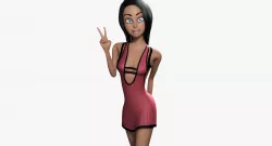 Penny Rigged Low-poly  3D model