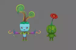 plant fairy Low-poly  3D model