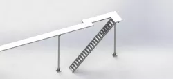 Plataforma com escada