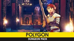 POLYGON - Dungeon Pack Low-poly  3D model