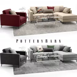 Pottery Barn Jake set 3 3D model