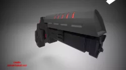 Ray gun ver 2 Low-poly  3D model