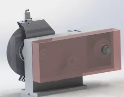 Rotary cutting mechanism 3D model